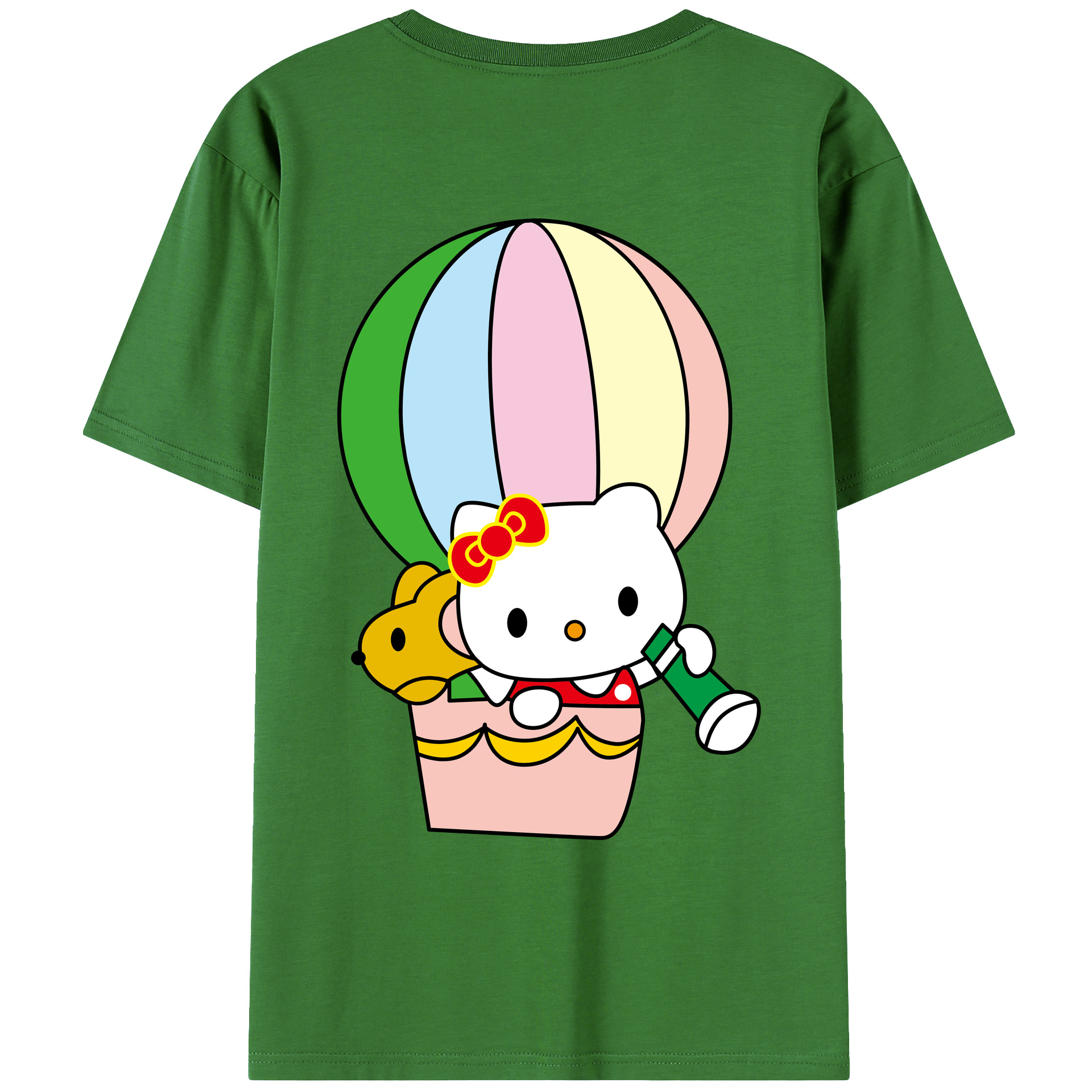 （画像用） Hello Kitty ハローキティ レディース半袖Tシャツ(バックプリント)